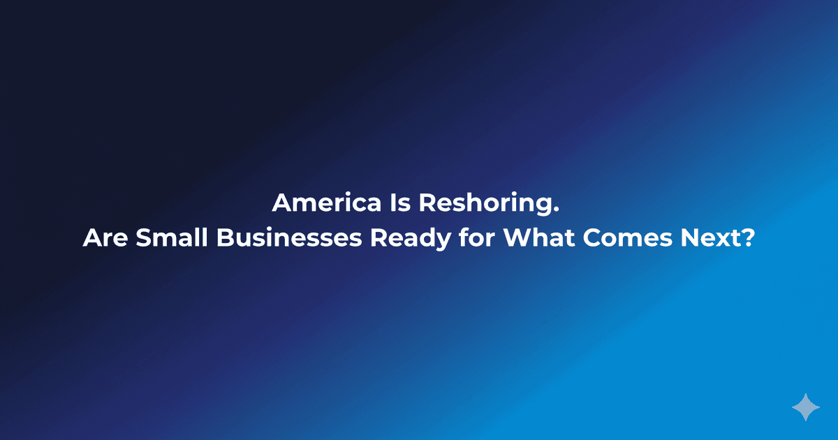 America is reshoring