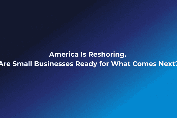 America is reshoring