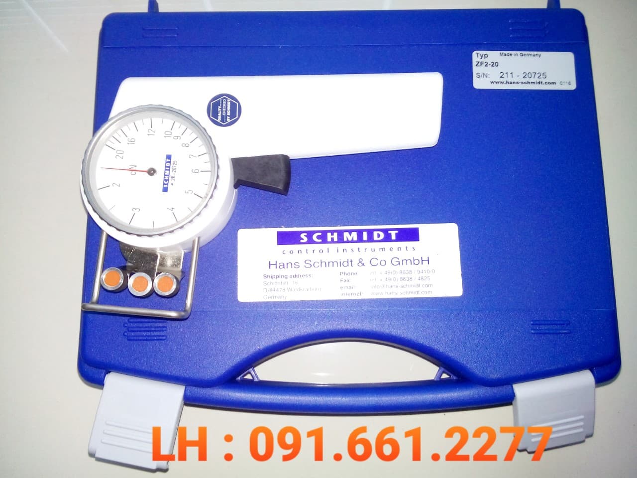 thiết bị đo sức căng sợi SCHMIDT