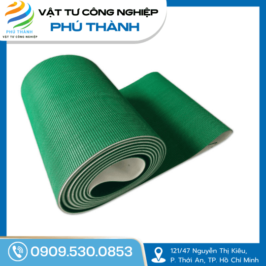 Băng tải PVC mặt nhám
