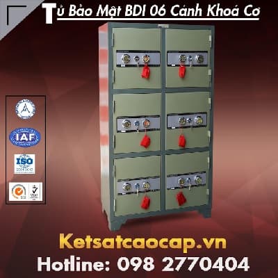 Tủ Bảo Mật BDI 6 Cánh Khóa Cơ