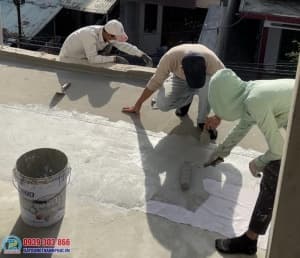 Thi công chống thấm ban công