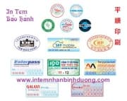 In tem bảo hành