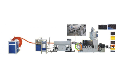 Máy sản xuất ống xoắn Cacbon PE