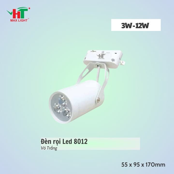 Đèn ngồi LED 8012 vỏ trắng