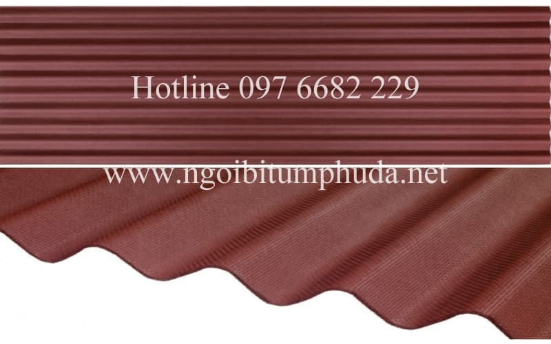 Tấm lợp sinh thái màu đỏ