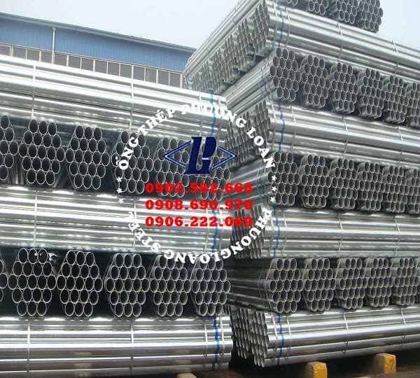 ống thép hàn mạ kẽm loại nhỏ