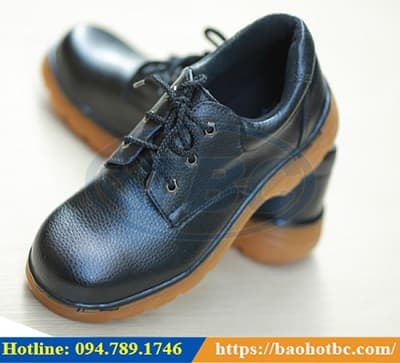 Giày Bảo Hộ ABC Đế Kếp Vàng Chỉ Đen