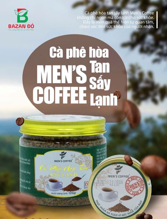 Cà Phê hòa tan sấy lạnh Men`s Coffee