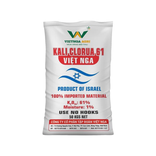 Phân kali clorua 61 Việt Nga