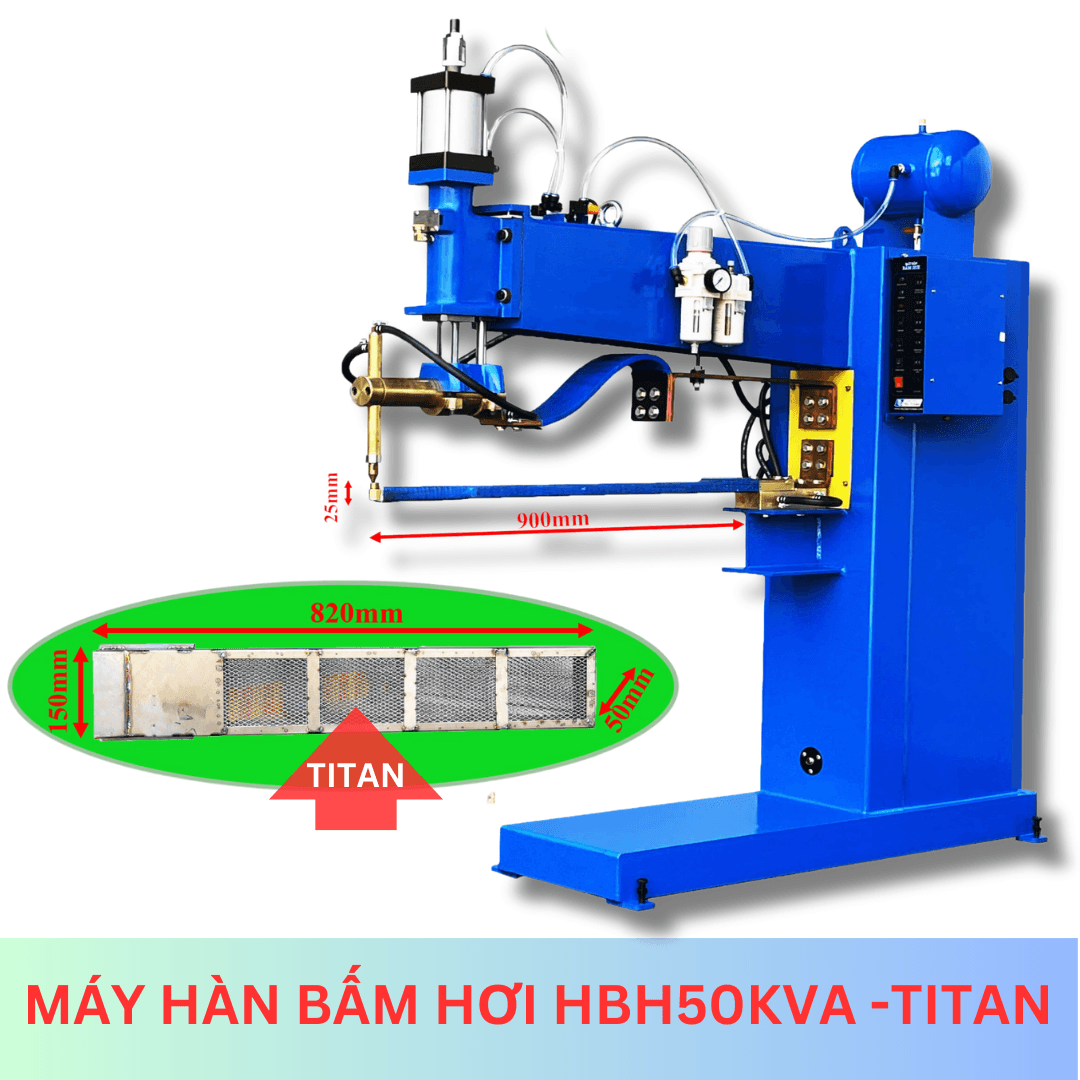 Máy hàn bấm hơi HBH50KVA Titan