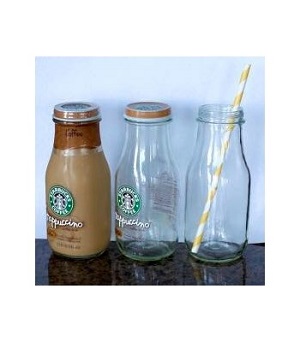 Chai đựng nước ép STARBUCK 300ml nắp nhôm