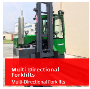 Multi-directional forklifts