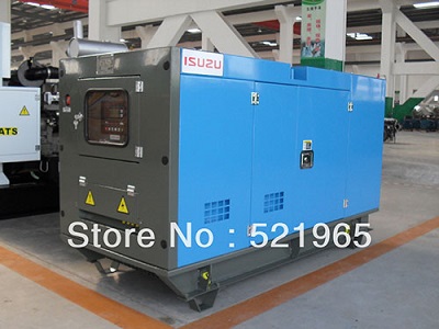 Máy phát điện Isuzu 75KVA động cơ 6BG1 cũ