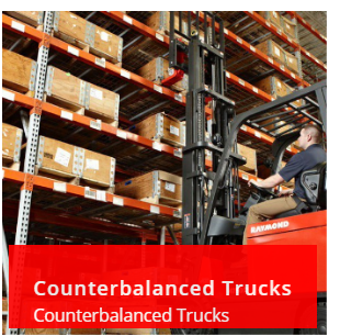 Counterbalanced trucks