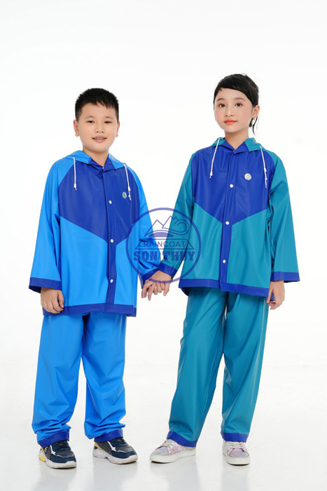 áo mưa bộ trẻ em