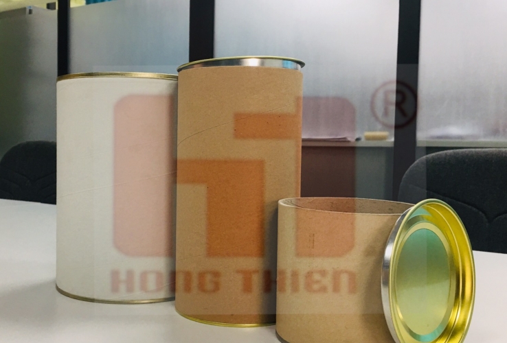 Lon giấy, hộp tròn