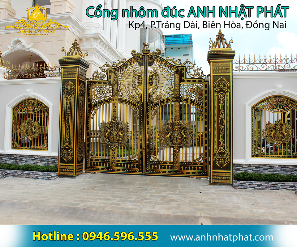 Cổng nhôm đúc
