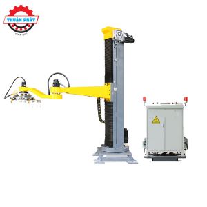 Robot dạng cột gắp xếp bao lên pallet