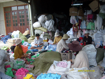 Thu mua phế liệu vải vụn