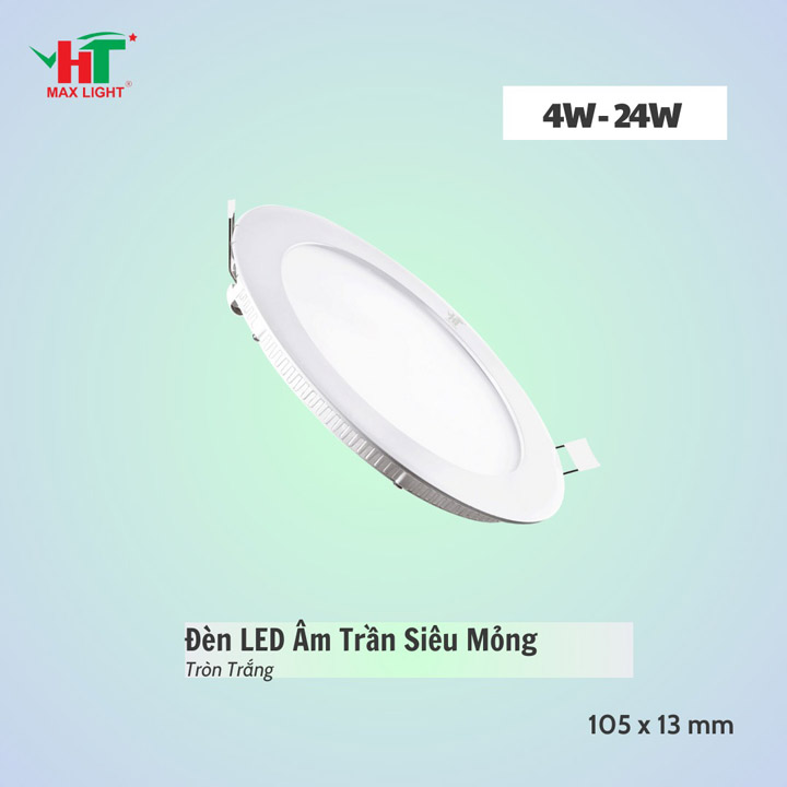 Đèn LED âm trần siêu mỏng tròn