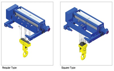 Palang cáp điện dầm đôi 7,5T