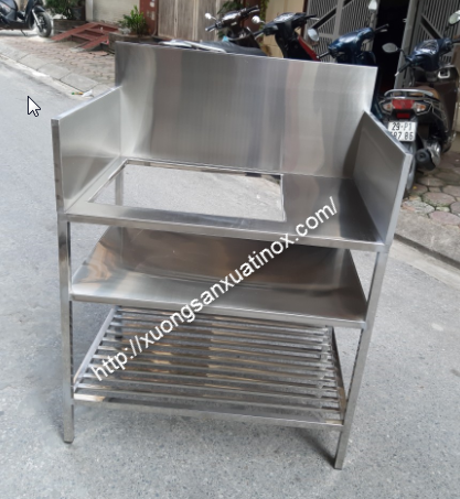 Kệ để bếp từ inox
