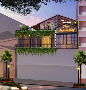 Nhà thép tiền chế cho homestay