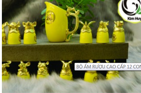 Bộ ấm rượu 12 con giáp