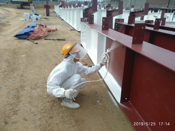 Thi công sơn chống cháy