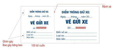 In vé gửi xe