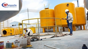 Bồn Lọc Áp Lực Sắt Phủ Composite