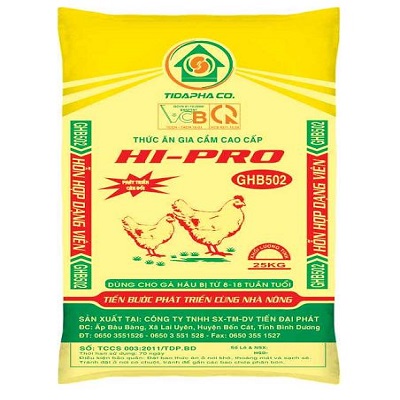 Thức ăn cho gà GHB502