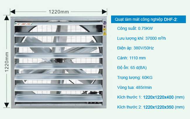 Quạt làm mát gián tiếp