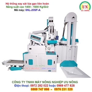 Hệ Thống Xay Xát Lúa Gạo Liên Hoàn Năng Suất Cao