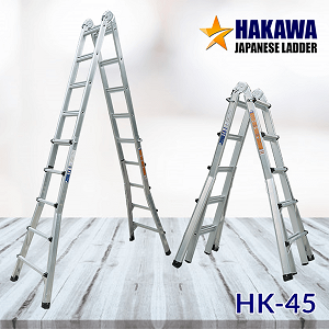 Thang Nhôm Rút Đôi Chữ A Hawaka
