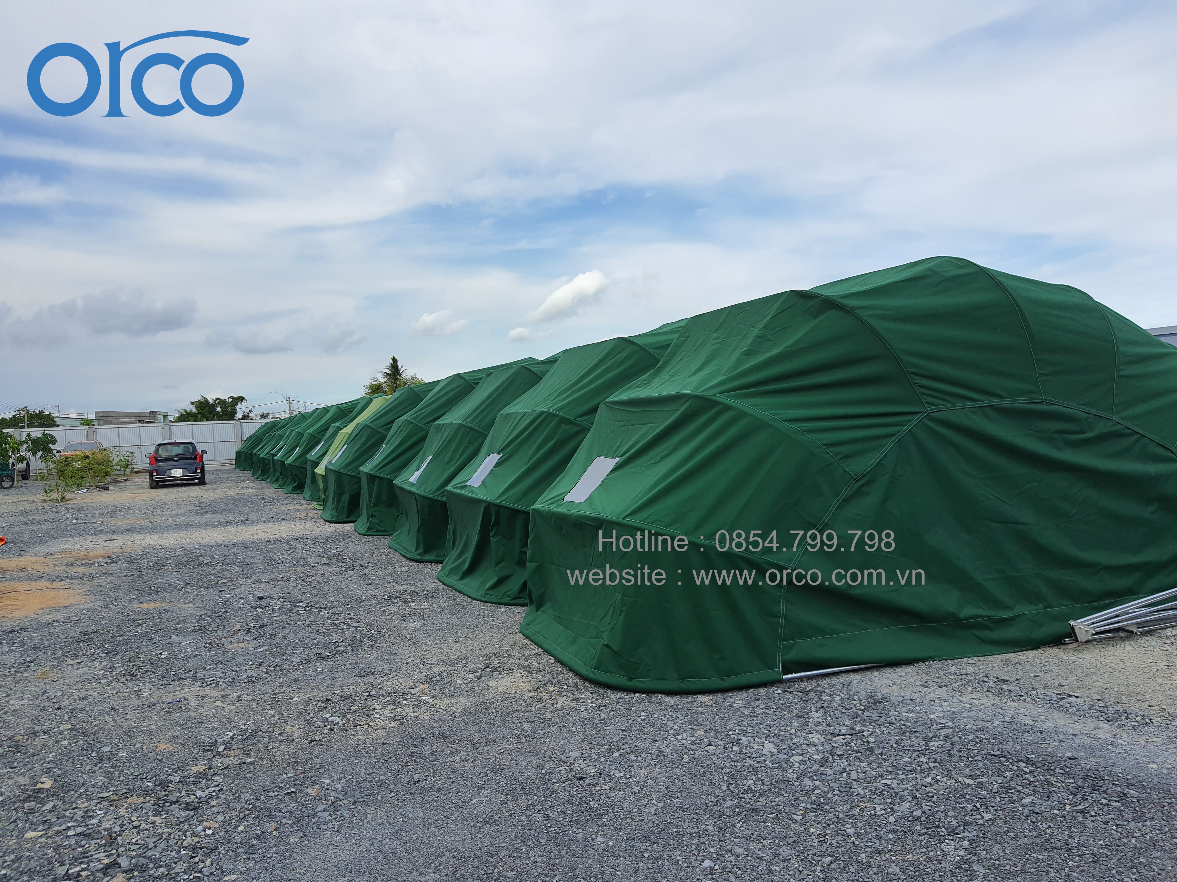 Nhà Để Xe Hình Bán Nguyệt