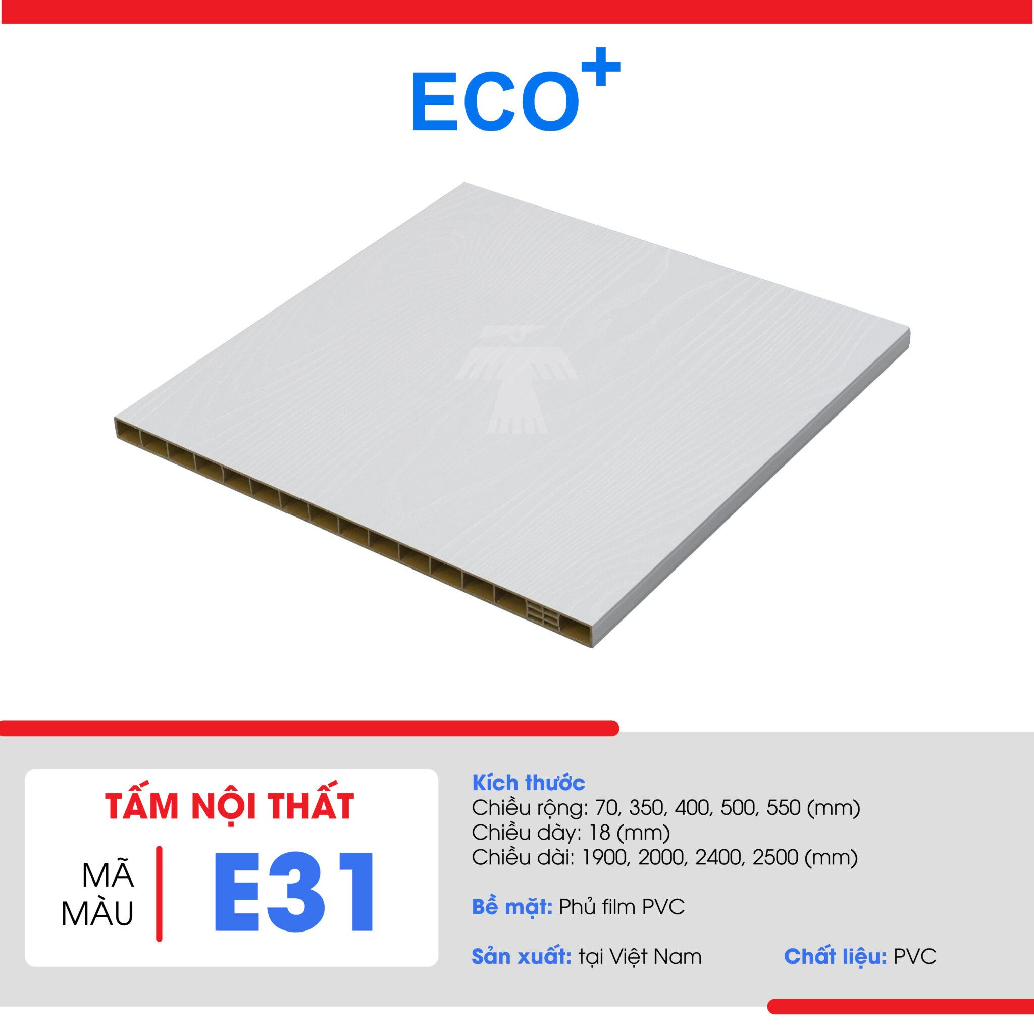 Tấm nội thất ECO+ màu E31