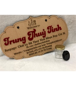 Hũ thủy tinh vuông 100ml nắp thiếc