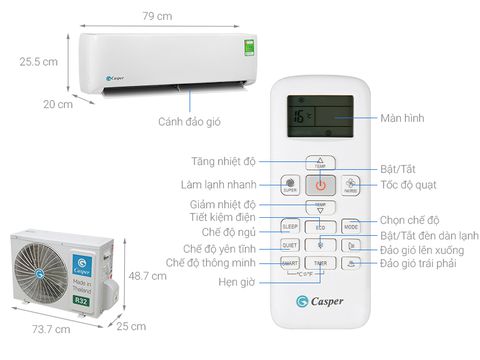 Máy lạnh treo tường Casper
