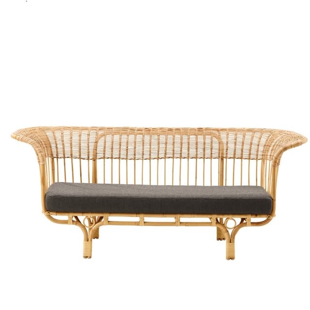 Ghế sofa mây 3 chỗ có đệm