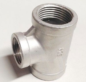 Tê ren inox