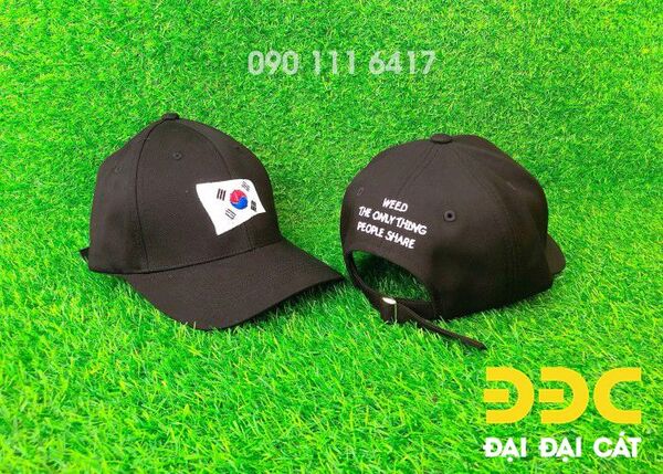 Nón lưỡi trai thêu 2D