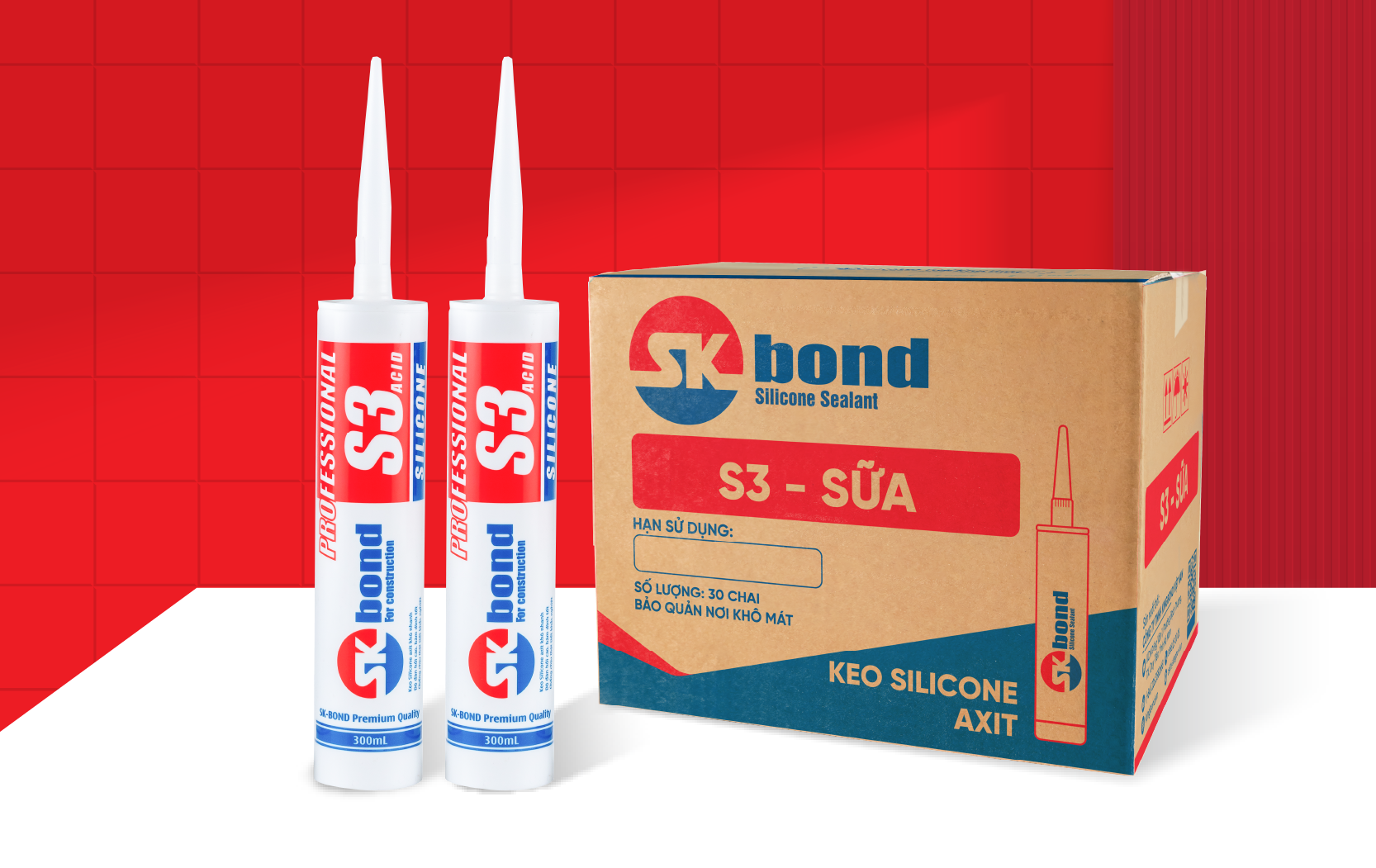 Keo silicone axit S3
