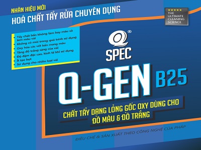 Chất tẩy dạng lỏng gốc Oxy Q GEN B25