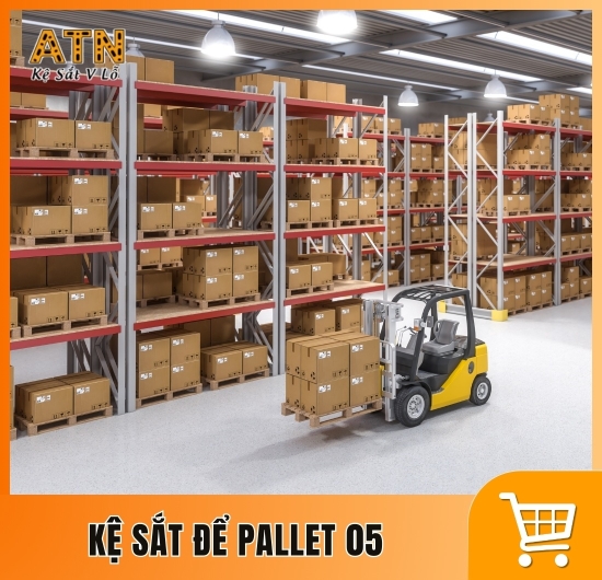 Kệ sắt để pallet