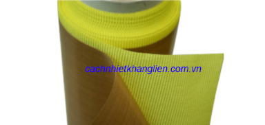 Vải nhiệt chống dính PTFE có keo một mặt
