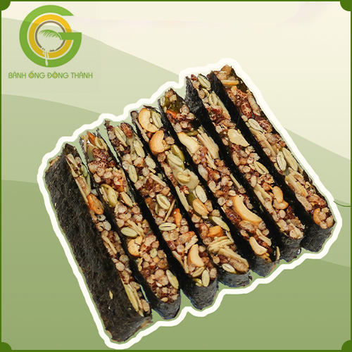 Bánh rong biển kẹp hạt