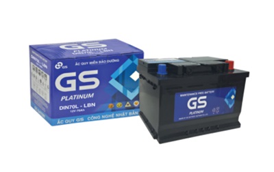 Ắc Quy GS Khô DIN70L-LBN