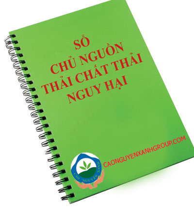 Tư vấn thủ tục đăng ký sổ chủ nguồn thải chất thải nguy hại